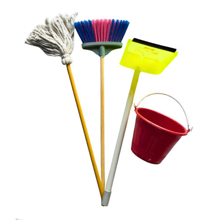 Kit Juego De Limpieza Aseo Infantil 4 pzas