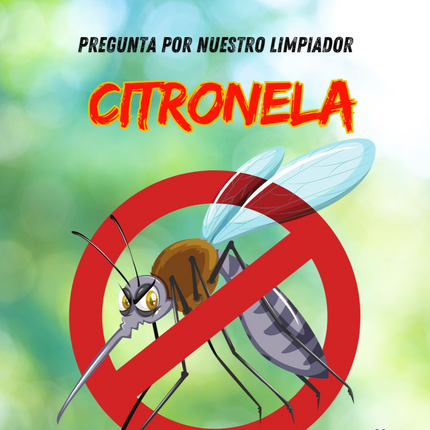 Limpiador Citronela Repelente 1 L