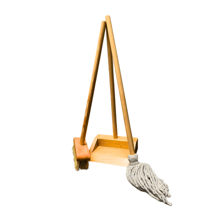 Kit Juego De Limpieza Aseo Infantil Montessori Madera 3 pzas